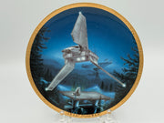 Hamilton Collection Plate Star Wars Space Collection Imperial Shuttle with COA