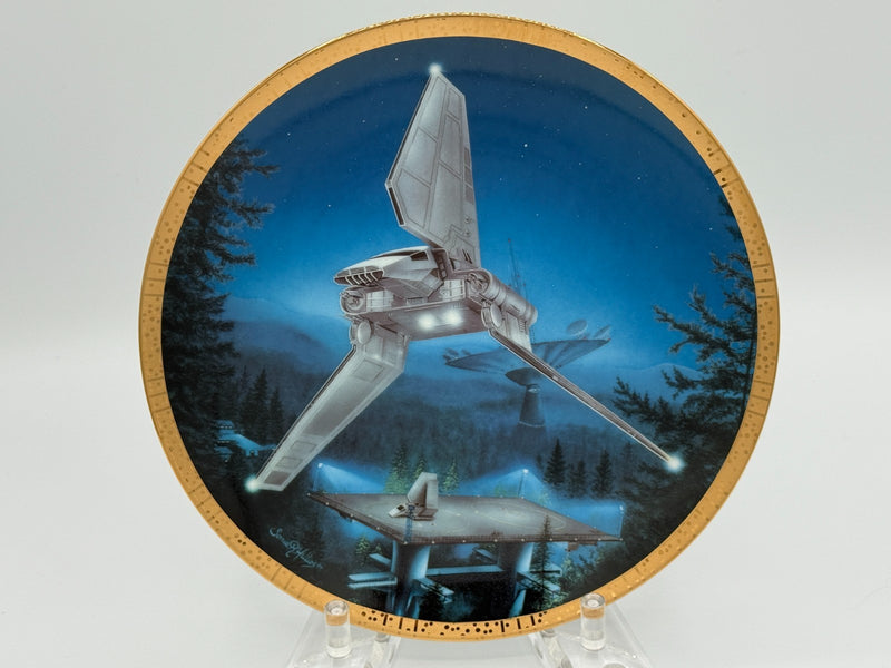 Hamilton Collection Plate Star Wars Space Collection Imperial Shuttle with COA