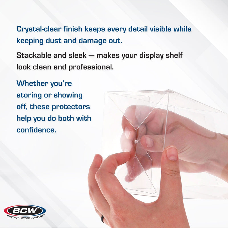 BCW Pop! Figure Storage Boxes (6-Pack) - Archival Quality Funko Pop Protectors