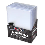 BCW 3×4 Topload Card Holders — Case of 1,000 (40×25) — Free Shipping