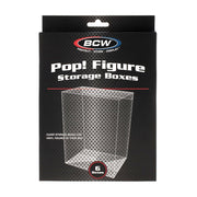 BCW Pop! Figure Storage Boxes (6-Pack) - Archival Quality Funko Pop Protectors