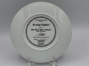 Hamilton Collection Plate Star Wars Space Collection B-wing Fighter with COA
