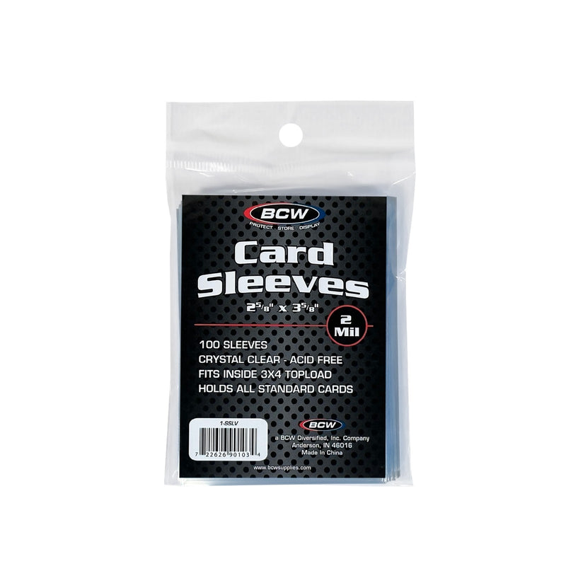 BCW Standard Penny Sleeves – Packs or Full Case (200–10000 ct) – Free Shipping
