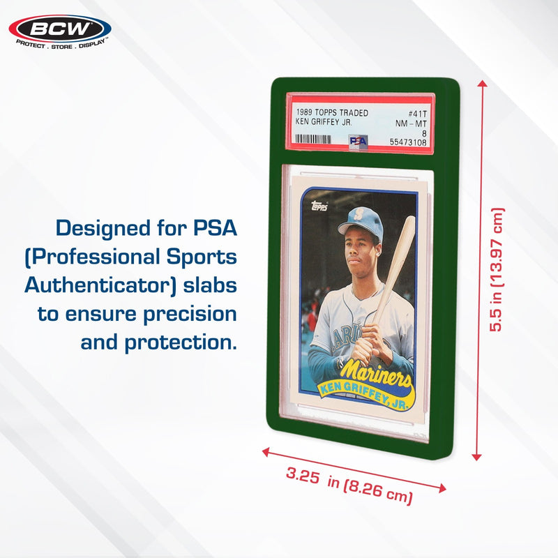 BCW PSA Slab Bumpers – 6 Pack (Choose Color) or 8-Pack Variety – Slab Protectors