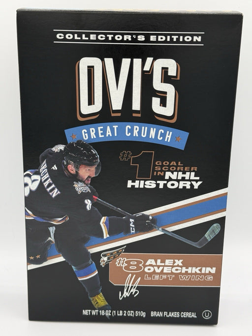 Ovi’s Great Crunch Cereal (2025) Alex Ovechkin Washington Capitals SEALED